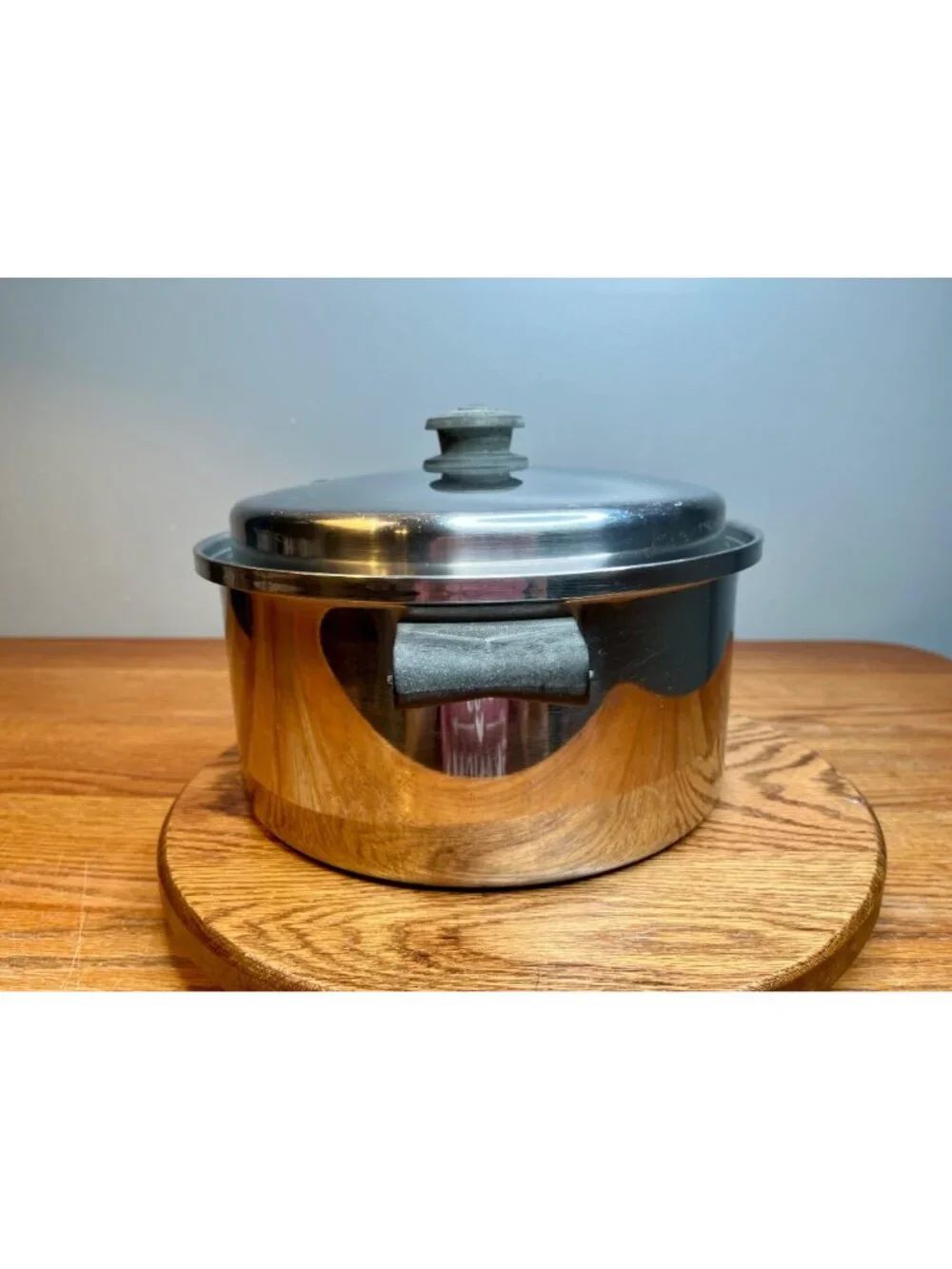 7 QT Saladmaster Stainless Steel Stockpot Dutch Oven with Vapo Lid Induction Com